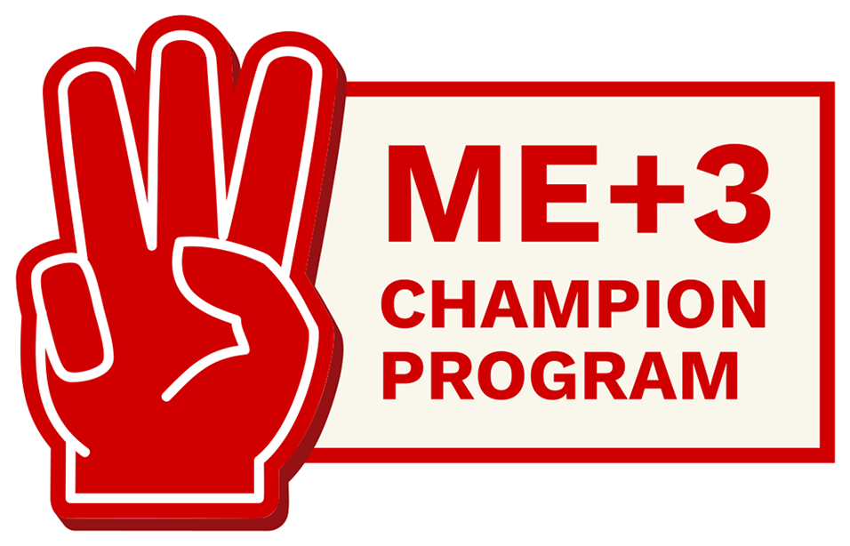 Me + 3 Program Logo
