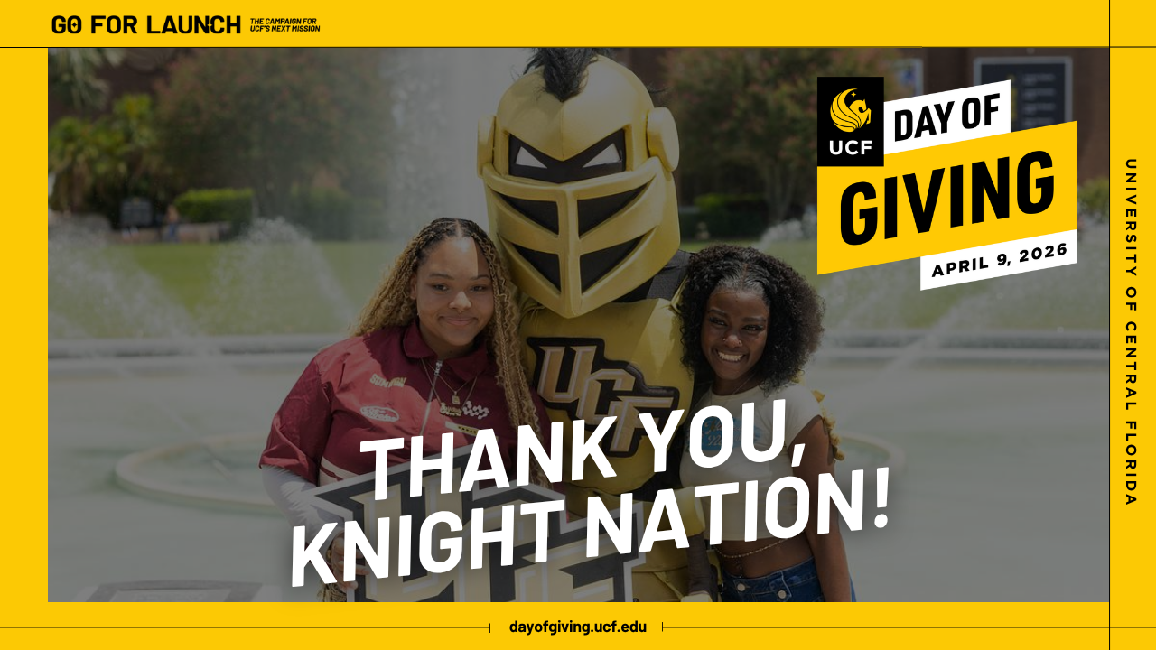 Watch UCF Day of Giving video